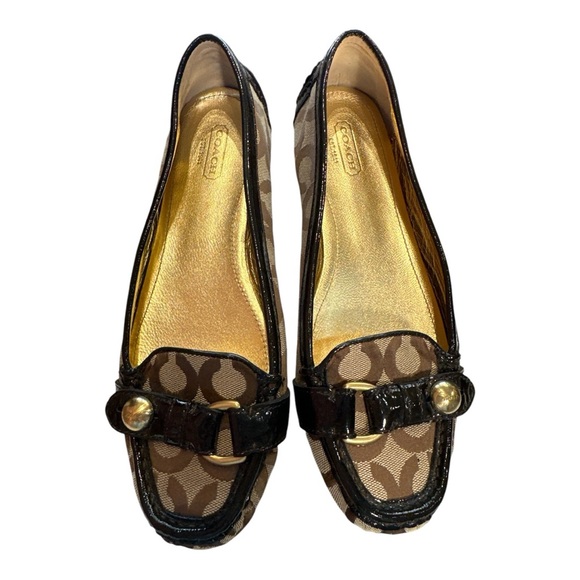 Coach Women's Brown Loafers - Picture 9 of 9